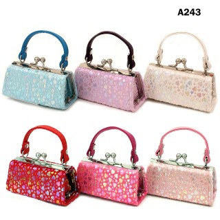 Lipstick Case - Metallic Hearts Print  - 12PCS/PACK - LS-A243